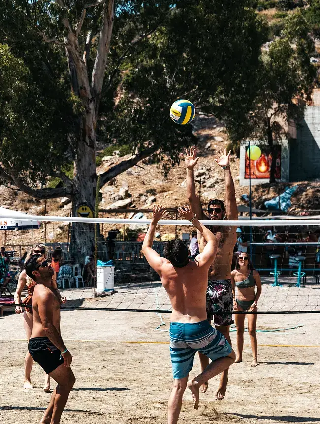 beach volleyball and games